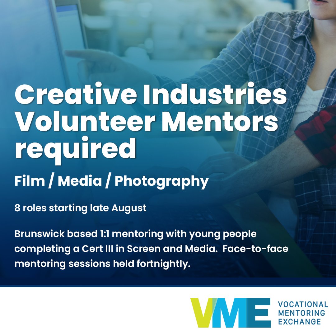 INLLEN (@innernorthllen) on Twitter photo If you or someone you know with experience in the creative industries is keen to help disadvantaged youth kick-start their career, we have exciting vocational mentoring roles available end August
For more information or to apply now, see inllen.org.au/vme 
<a href="/YouthworxAus/">Youthworx Productions</a> If you or someone you know with experience in the creative industries is keen to help disadvantaged youth kick-start their career, we have exciting vocational mentoring roles available end August
For more information or to apply now, see inllen.org.au/vme 
<a href="/YouthworxAus/">Youthworx Productions</a>