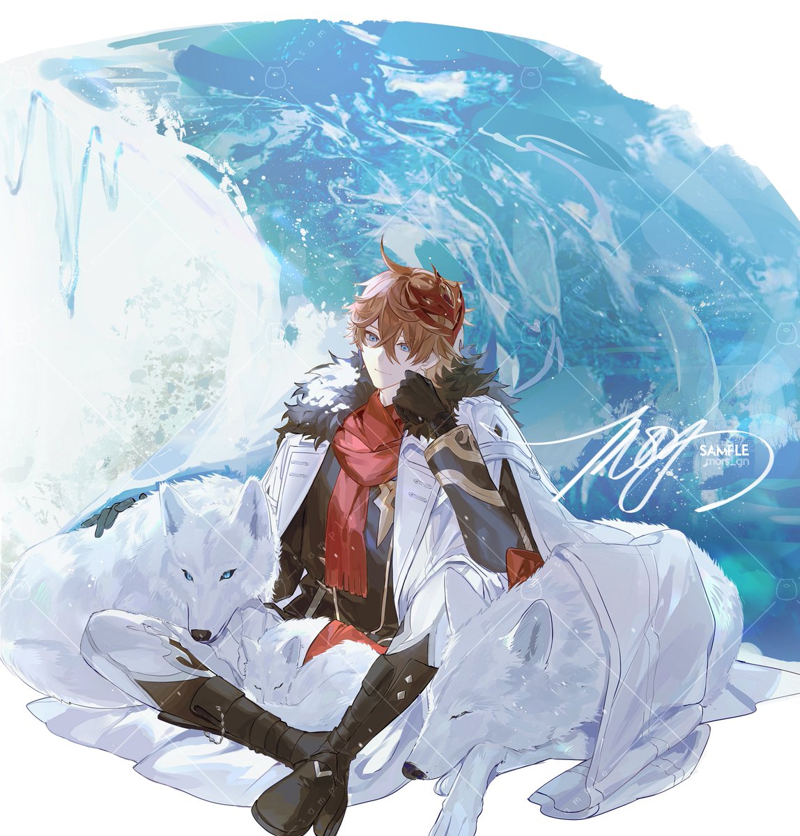Happy winter Childe day🦊🦊❄️❄️
 #GenshinImpact
