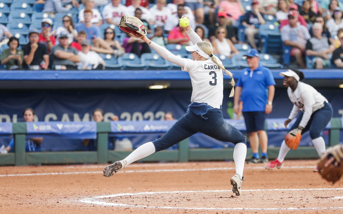 USASoftballWNT's tweet photo. 𝘼 𝙨𝙤𝙡𝙞𝙙 𝙙𝙖𝙮 𝙖𝙩 𝙏𝙝𝙚 𝙈𝙚𝙩 👏

#TeamUSA improves to 2-0 at the 2022 World Games with back-to-back shutout wins over No. 7 Italy and No. 6 Chinese Taipei 🔗 https://t.co/viLkDb2ScW

On Deck: 🇺🇸 vs 🇨🇦 | July 11, 7pm CT

@TWG2022 | @WBSC https://t.co/YM3Shof1el