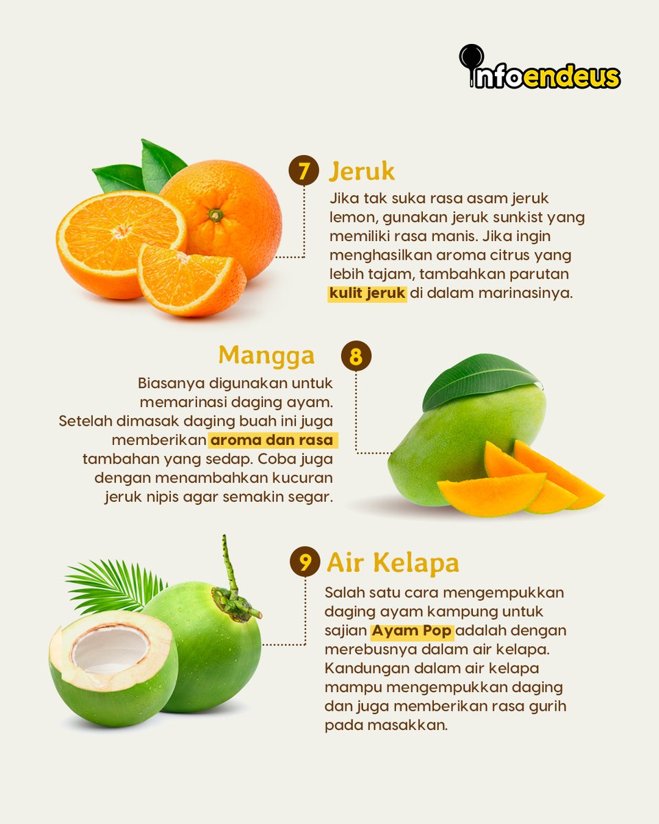 Ini dia triknya supaya daging buatanmu jadi lebih empuk! Ternyata bisa lho diempukin dengan berbagai buah-buahan! 👌

#Endeus #InspirasiMasakTiapHari #LoveHomeFood #AdaEndeus #MasakCepat #MasakSehat #MasakHemat #infoendeus #Tips #tipsmasak