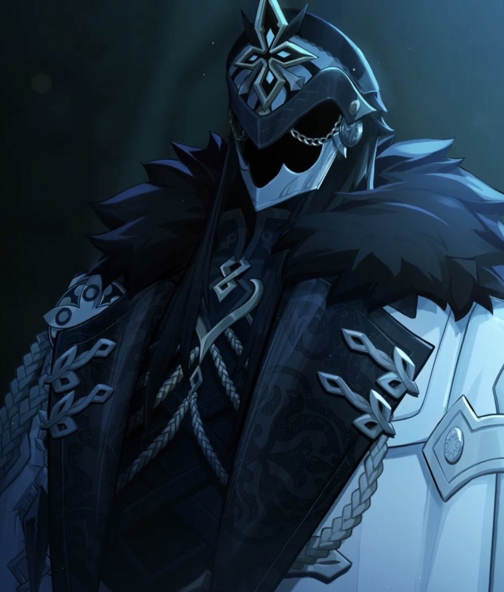 「genshin finally has a hot masked man des」 kat 🐌のイラスト