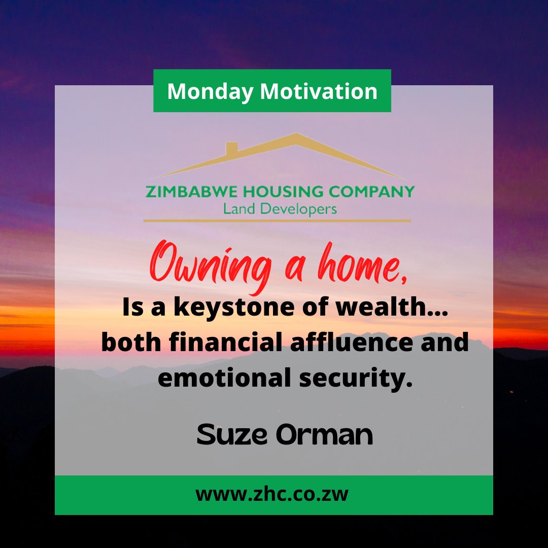 ZhcOfficial's tweet photo. Everyone dreams of having a house.
With us dreams come true 
Get in touch with us to fulfill your dreams.

#mondaymotivation
#monday 
#zimbabwe 
#zimhousing https://t.co/5yn7zWwIIx
