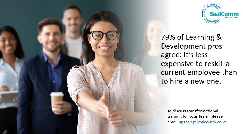 79% of Learning &amp;Development pros agree: It’s less expensive to reskill a current employee than to hire a new one.