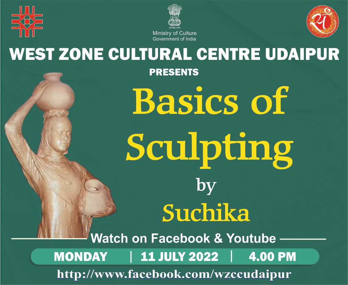 WestZoneCulture's tweet photo. Basics of Sculpting by Suchika
#wzcc
#westzoneculturalcentre
#udaipur 
#Basics
#Sculpting
#Suchika https://t.co/M09weiym0U