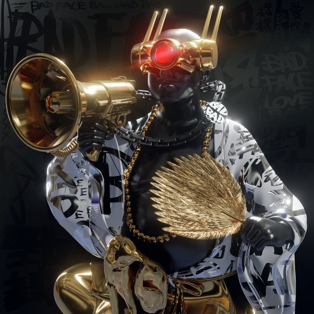 《8immortals x BadFaceBots》Crossover Edition (Limited!)
“The concept for this crossover project is dark 8immortals. This is badass. We love badass.”
                                                                          　_@BadFaceBots

#NFT