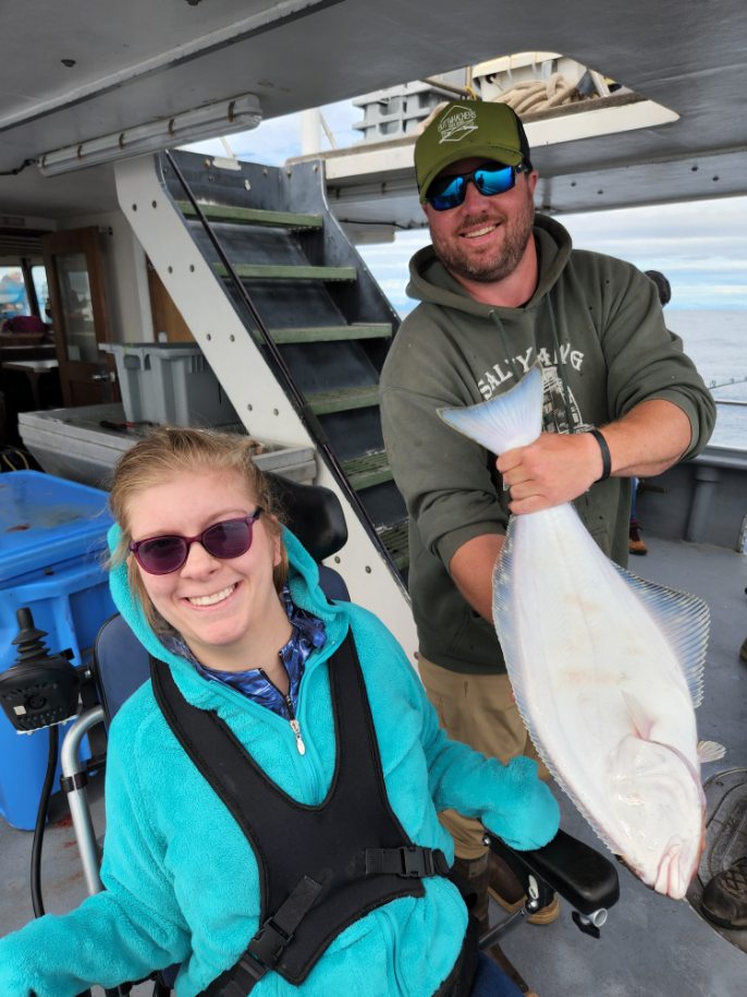 Things got a little wild on a family vacation to #homer, AK! #Halibut was on deck for Kenzi, her brother Thor, his fiancée, &amp; mom and dad; got our limit of 2/each. The fun isn't over yet! #fishing #fishinglife #Alaska #vacationmode #vacation