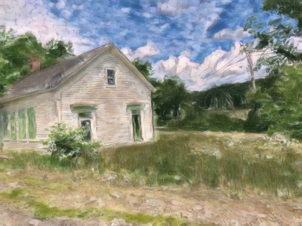 JakartaPirate's tweet photo. Another photo study. This one of a run down house on Salem Street in North Andover. Done while on my way to a doctor's appointment. #Mobilism #uber #UberArt #art #ArtistOnTwitter #UberPhotos https://t.co/WT9zsGiXV2