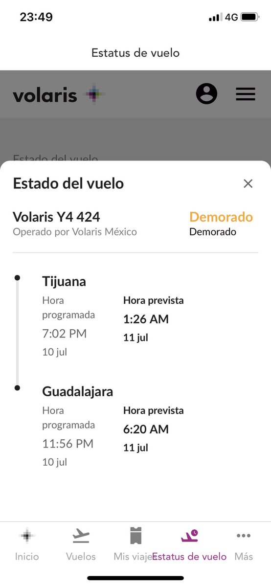 Vuelo <a href="/viajaVolaris/">Volaris</a> 424 con 6 horas de demora, porque no me sorprende?