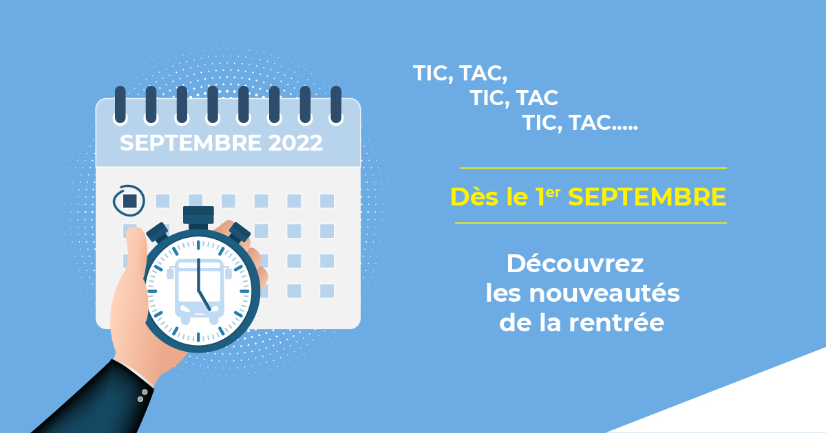 Reseautanlib's tweet photo. #Nouveautés #Rentrée2022 #Tanlib

Dès aujourd'hui, découvrez les nouveautés de votre réseau à partir du 1er septembre 2022.
+ d'infos cliquez ici : https://t.co/yTx2bKQMCQ
A très bientôt sur votre réseau de bus Tanlib 😀 https://t.co/e54sY3zsOw