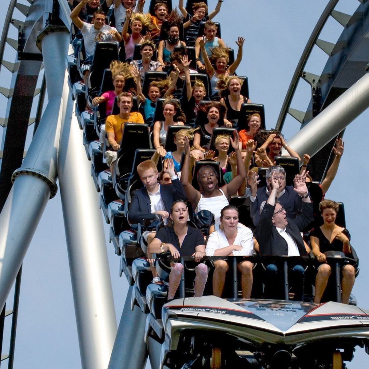 Chlougouf's tweet image. J'adore imaginer les mecs de l'Assemblée Nationale dans des grands huit 😅