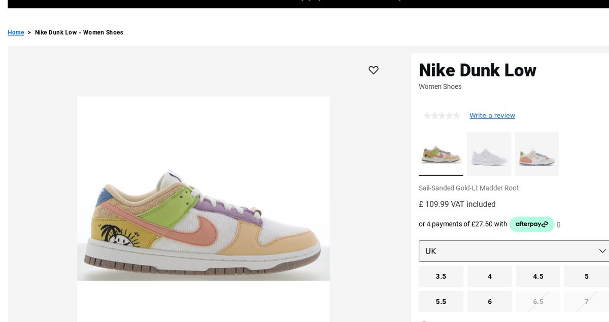 RESTOCK Nike Dunk Low on Footlocker

DE: rflsnk.link/8To9HnsB
ES: rflsnk.link/sUBvrlxr
FR: rflsnk.link/I0ie-FJu
IT: rflsnk.link/xMQghCyx
NL: rflsnk.link/ged-_sew
UK: rflsnk.link/t0uxSgQg