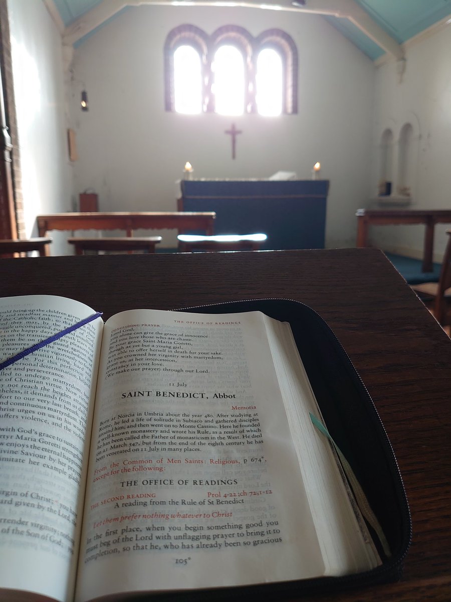 FatherSwinhoe's tweet photo. #prayforus #StBenedict a saint who's had a significant role in my life #sendingparish #patronages https://t.co/jvRSyDD3G4