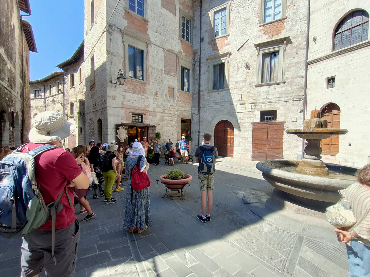 JoanaGVicente's tweet photo. Wednesday's excursion to Gubbio, a medieval town in central Italy, province of Perugia. @icppb2020 #ICPPB2022Assisi https://t.co/guj6Yam0hK