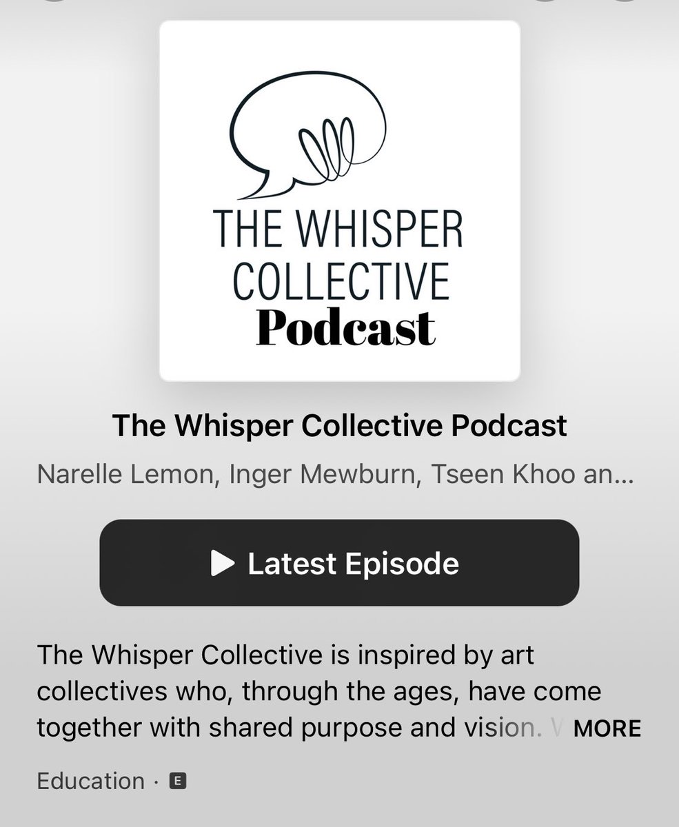 Prof Narelle Lemon (@rellypops) on Twitter photo The Whisper Collective did a massive podcast episode dump in the last 24 hours 🙌🙌🙌
Loads of new content to listen to on Apple or your fav platform podcasts.apple.com/au/podcast/the…
#WellbeingWhisperer <a href="/thesiswhisperer/">Prof Inger Mewburn</a> @researchwhisper #AcademicWellbeing The Whisper Collective did a massive podcast episode dump in the last 24 hours 🙌🙌🙌
Loads of new content to listen to on Apple or your fav platform podcasts.apple.com/au/podcast/the…
#WellbeingWhisperer <a href="/thesiswhisperer/">Prof Inger Mewburn</a> @researchwhisper #AcademicWellbeing