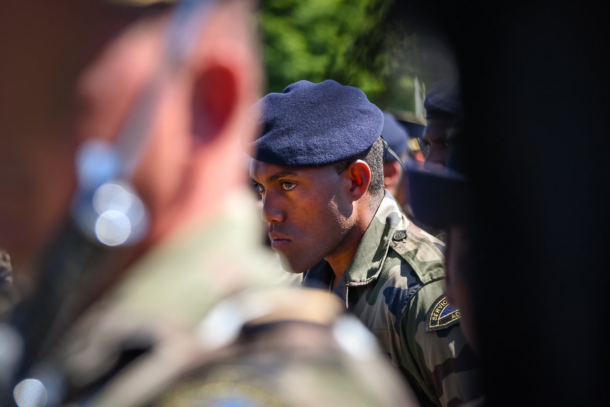 #14Juillet J-3 / Poursuite des répétitions pour nos marsouins du #RSMA de Nouvelle-Calédonie