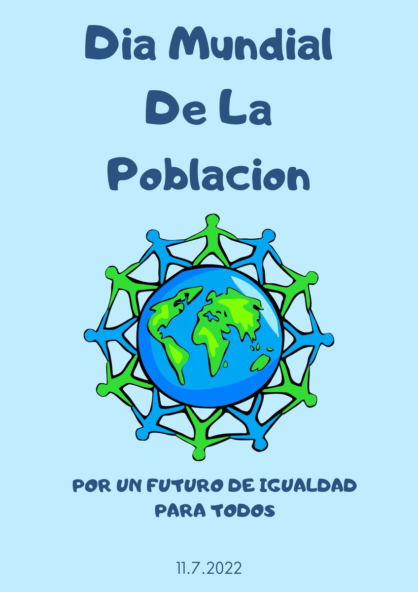 Día mundial de la poblacíon  |  11.7.2022
#diamundial #diamundialdelapoblacion #TodosJuntos 
<a href="/ONU_es/">Naciones Unidas</a> <a href="/NoticiasONU/">Noticias ONU</a> @AlcaFormacion <a href="/AAvivavoz/">Avivavoz Comunicación</a>
