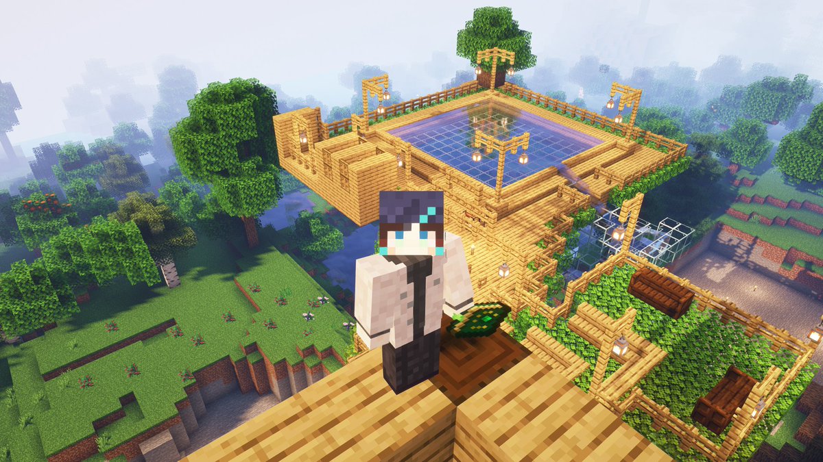 AmachiNaruse's tweet photo. Thank you for coming to the #Minecraft stream today! We finished off the water park and made a small garden!
Also we learnt about the Botania mod so I definitely will be exploring that in the future!
VOD linked down below!
#CafeCraft #naruselive #成星ライブ #ENVtuber #Vtuber https://t.co/dDxGjHT0Rg