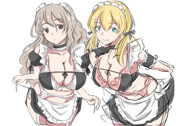 最初は並べた構図だったのにポラ子だけ仕上げたのよなぁ
メイドオイゲンちゃんも仕上げたい 