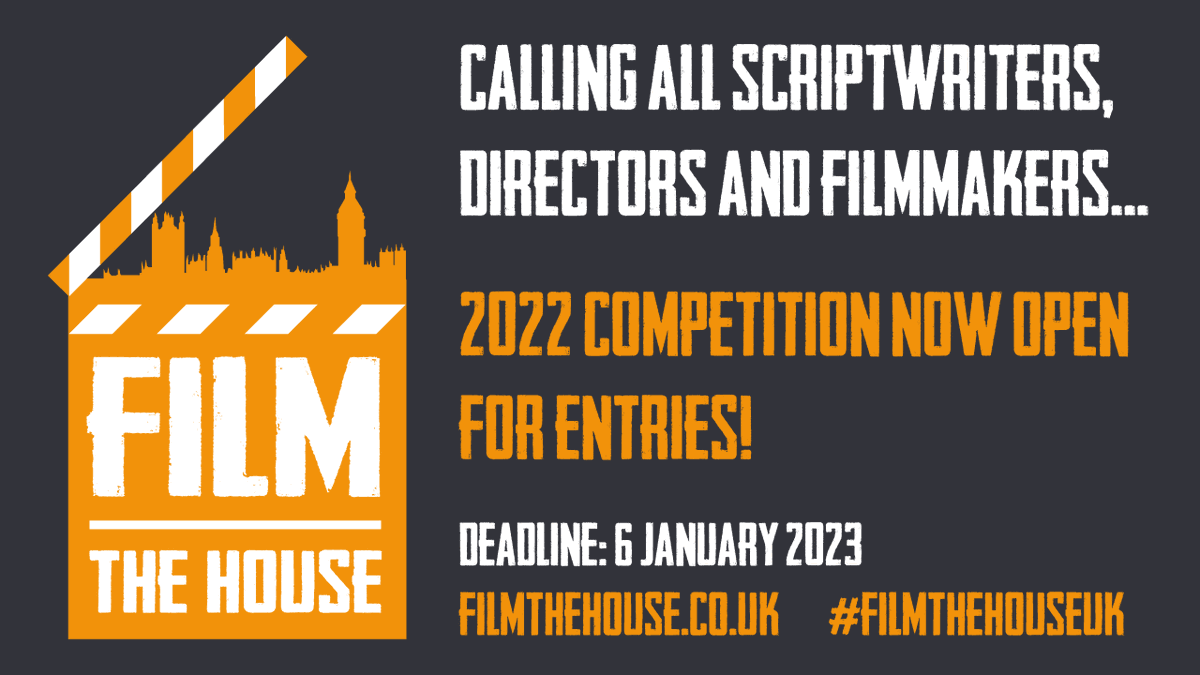 Calling all filmmakers, directors and scriptwriters! 
🚨 #FilmTheHouseUK 2022 is open for entries 🚨

Submit your film or script for the chance to win a cash prize, mentoring from an industry pro and <a href="/BBFC/">BBFC</a>  certification.

Find out more: filmthehouse.co.uk