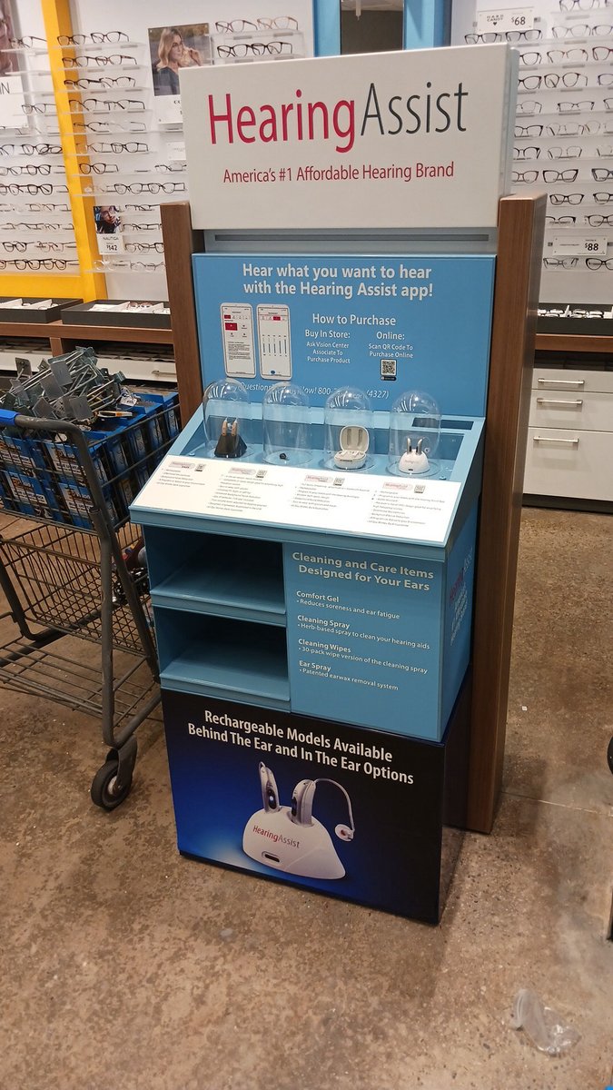 inndstock's tweet photo. $INND's DTC Hearing Brand @HearingAssistUS Rolls Out 1499 Product Displays @Walmart Vision Centers
#63 @Walmart
2675 Decherd Blvd
Winchester TN

#64 @Walmart
141 Interstate 45 S
Huntsville TX

#65 @Walmart
4100 W Airport Fwy
Irving TX

#66 @Walmart
710 E Ben White Blvd
Austin TX https://t.co/OapVVI2wSF