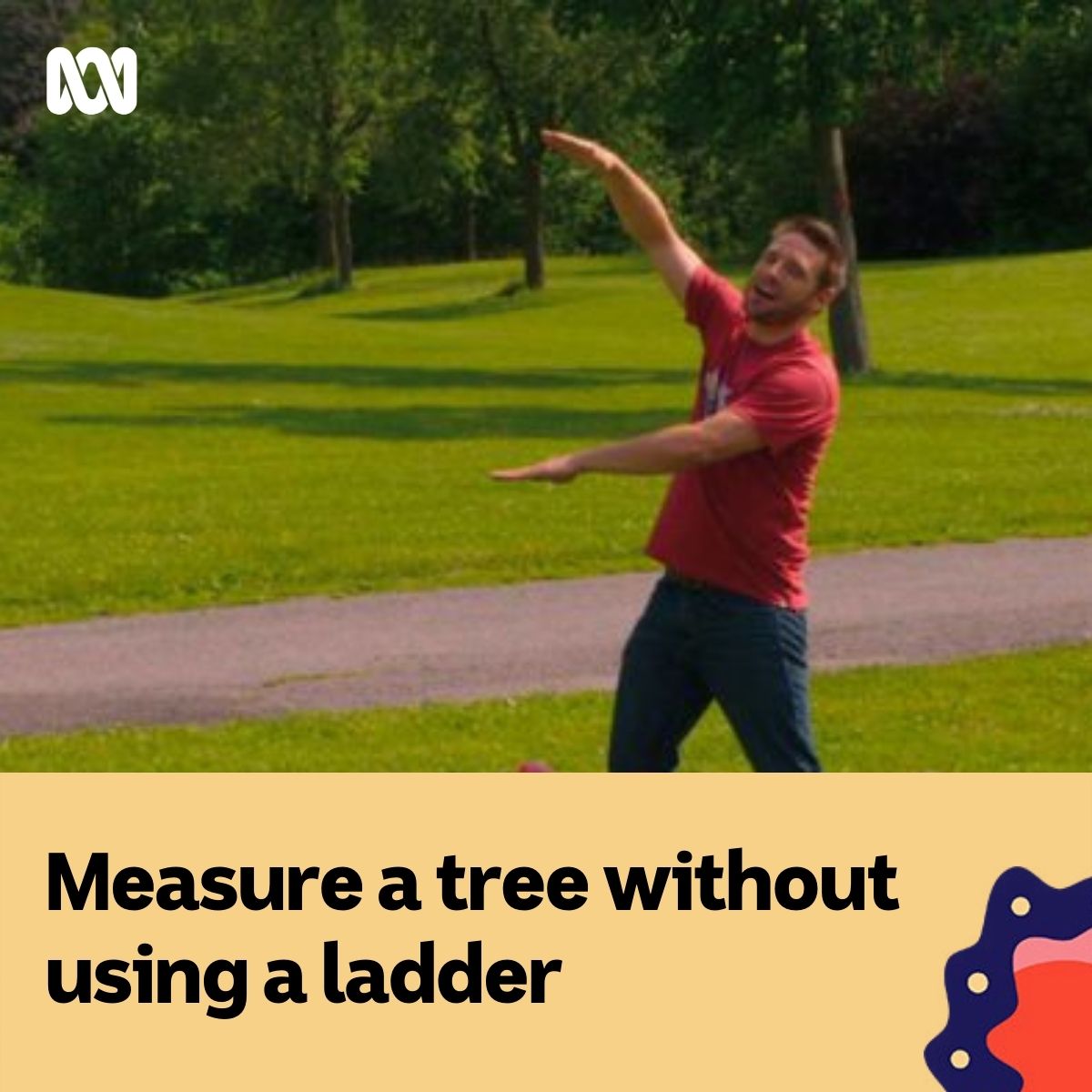 ABCEducationAU's tweet photo. What would you do if you needed to measure a length, height or distance but didn't have a ruler or some other measuring instrument? https://t.co/DkGmyT5bVY #MathXplosion #measurement #mathematics https://t.co/yp10LIyv3h