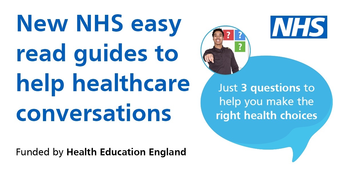 Just three questions that can help anyone with more control over their health and care.  New guides - free to download and use from @NHS_HealthEdEng  orlo.uk/T6JVX #HealthLiteracy #HEEKLS