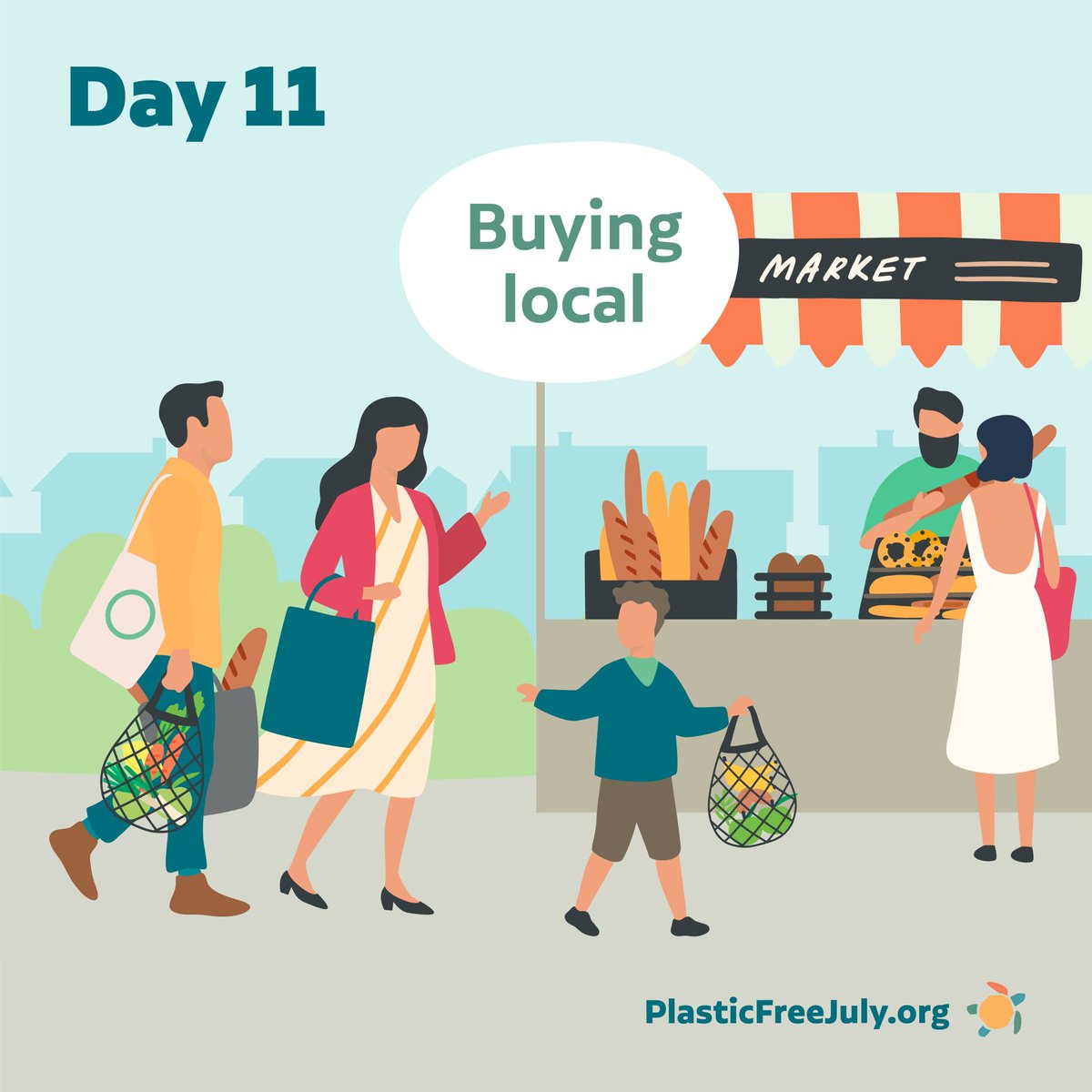 #SaveOurOceans 
#savetheplanet 
Reduce #PlasticPollution 
Reduce #SingleUsePlastic 
#PlasticFreeJuly 
Day 11! 
Buying locally reduces plastic packaging &amp; transport emissions
It also supports local businesses in your area
#PlasticFreeJuly
@SIGBI1 
<a href="/UKPACc/">UKPAC</a>