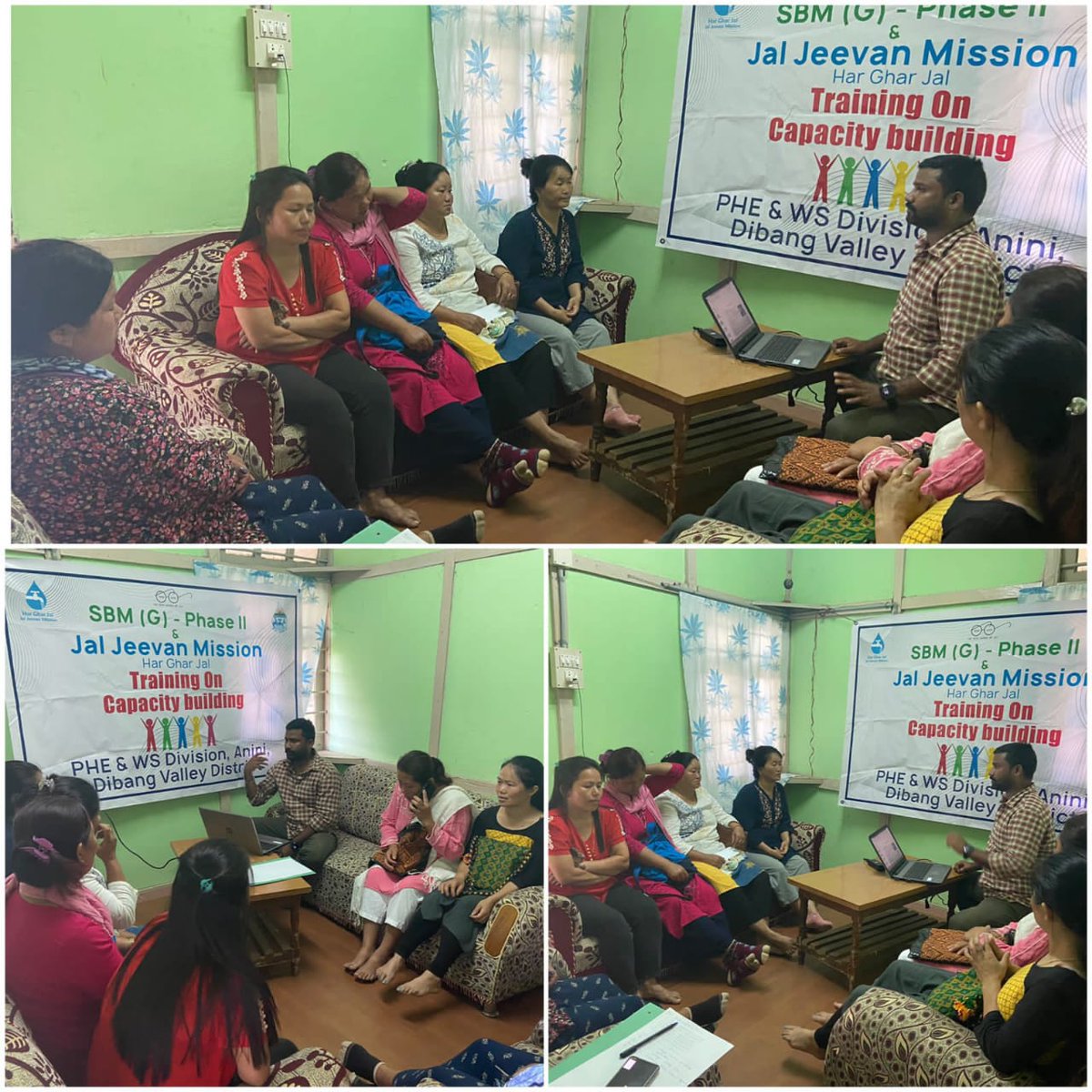 JjmArunachal's tweet photo. ISAs capacity building and refresher training at #Anini #Lemmi and #Tawang Division @jaljeevan_ @MoJSDDWS @MoJSDoWRRDGR @gssjodhpur @PemaKhanduBJP @WangkiLowang @KirenRijiju https://t.co/5VCaRF9mWb