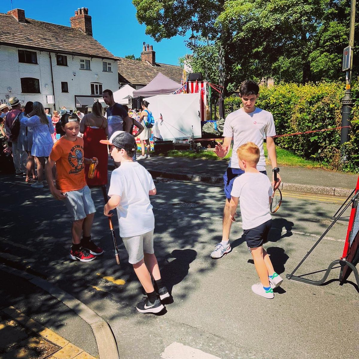 Had lots of fun at the Prestbury Summer Fair! 😃☀️

We were there with <a href="/PrestburySquash/">Prestbury Squash</a> promoting the Club! 💪🏼💪🏼

It was a warm one but the Mini Squash net got lots of use from kids of all ages! ☀️🥵

#Squash #SummerFair #Prestbury
<a href="/CJOgden1/">Chris Ogden</a>