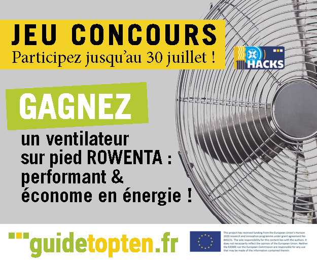 InfoTopten's tweet photo. JEU CONCOURS ! 🎉🏅🏆
Tentez votre chance avec Guide Topten jusqu'au 30 juillet minuit pour gagner un ventilateur sur pied Rowenta !

Pour jouer, c'est ici  ➡️ https://t.co/FLUdMjM7Sk

@cleanenergy_eu @ademe @topten_eu @RowentaFrance https://t.co/tZ56gyqmRn