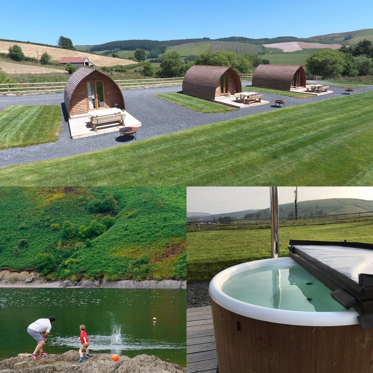 We are in for a proper #heatwave @VisitCambMtns @VisitMidWales busy preparing hottubs @glampingsites @Glamping_UK