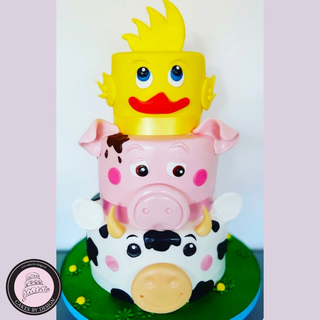 cakesbydesignnw's tweet photo. Old MacDonald Had a Farm...

Three tiers of animal cuteness! Hap-pig Birthday to you, we hope you had an udderly quacking day 🤭😆

#cakesbydesign #farmanimalcake #farmanimals #duckcake #pigcake #cowcake #cake #bespokecakes #madetoorder https://t.co/GEC7ExaC5g