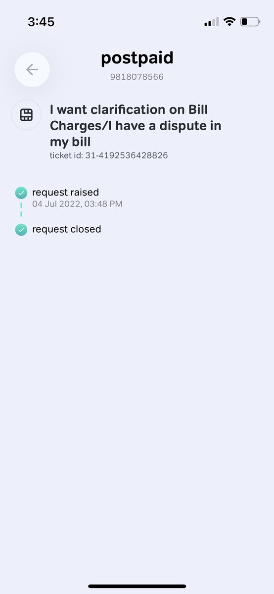 iamrchandra's tweet photo. .@airtelindia .@Airtel_Presence you have closed the below request. What is the resolution and why was I not informed.Resolution day was 7th July , it’s happening in 11th July. Is the right time to port to another network. No response means I will start the porting process. https://t.co/CcotuQnTn4