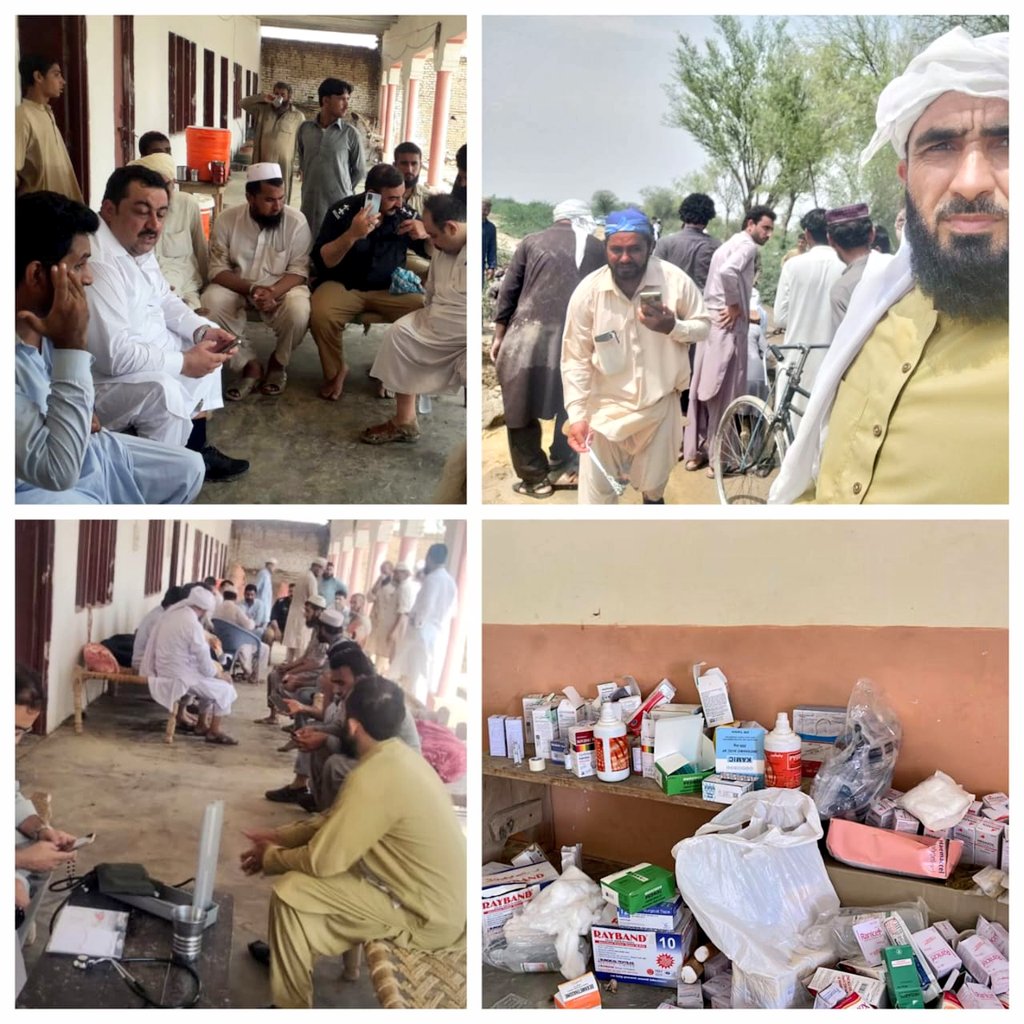 FaisalAminKhan's tweet photo. Rescue &amp; Relief efforts in Tank after flash floods, upon directions of @IMMahmoodKhan emergency declared, medical camps, tents, food items distribution started. @DCTankKP @KPRescue1122 @KP_Police1 @LGKPGovt FC &amp; lined depts working 24/7.
@GovernmentKP #flood #Rescue #Relief https://t.co/IeHZym2Opo