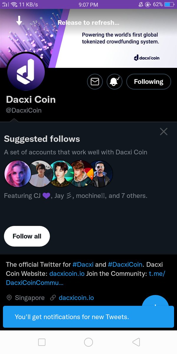 JenelRuiz's tweet photo. @CryptoFeather_ @DacxiCoin done happy to join https://t.co/feShkl36Xn