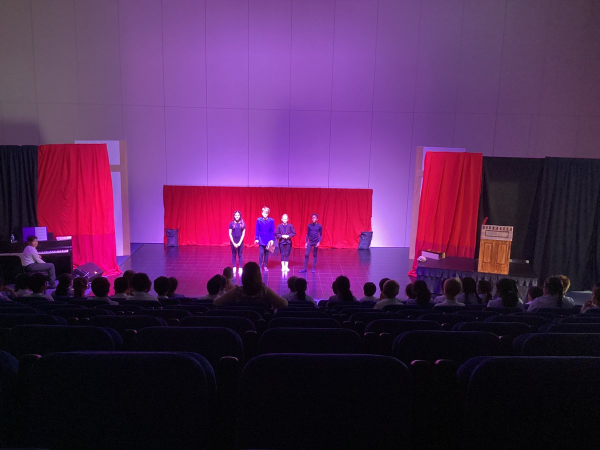 StainesPrepYr6's tweet photo. All set for the final dress rehearsal of #ShakespeareRocks #StainesPrepBeYourBest https://t.co/Uu4w6DNWXa