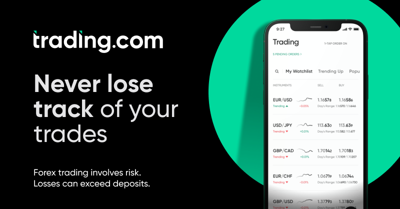 tradingdotcom's tweet photo. Track your trades with clear profit &amp; loss indicators.

Download the app and open an account in minutes!

#TradingcomApp
