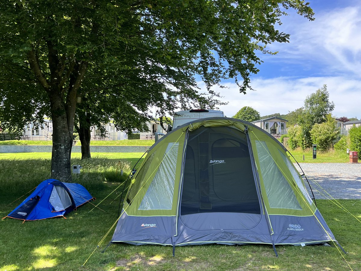 One of Mr Sharp and Miss Comens is embracing the spirit of <a href="/DofE/">The Duke of Edinburgh’s Award</a> slightly more than the other one… 🏕