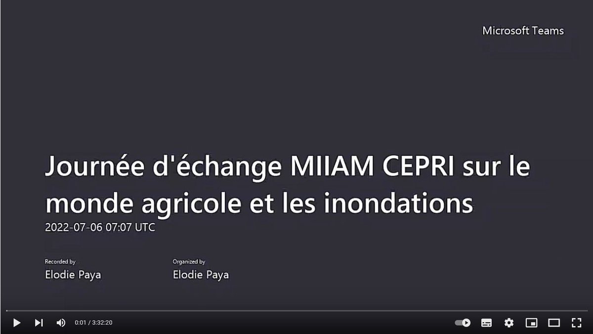 [Replay] Webinaire prés. #FORO, outil d'aide à la décision mobilisant images #Pléiades 🛰️ pour améliorer la résilience territoires face aux inondations catastrophiques.
Un grand 🙏 aux +150 participants et 👏 à toute l'équipe pour ce remarquable projet!
🎬 bit.ly/3OXiQoP