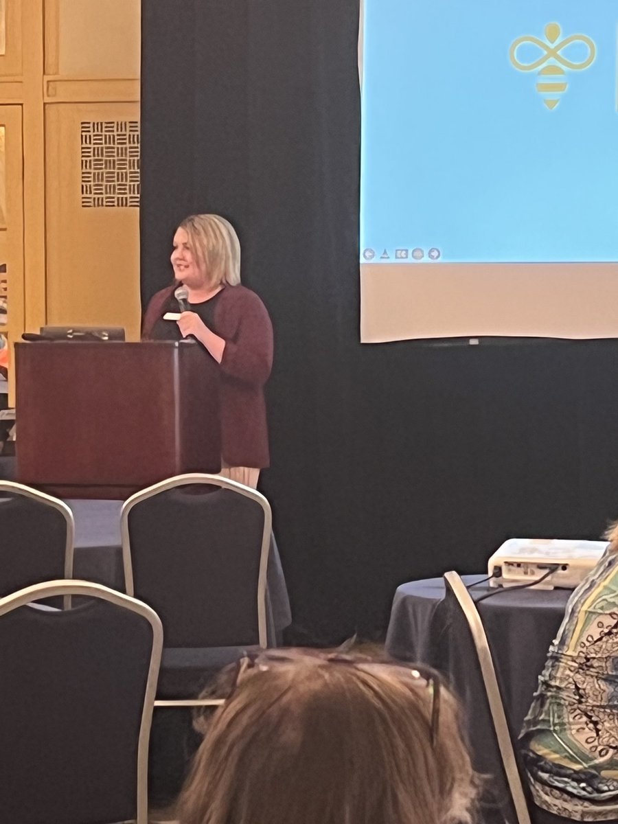 ⁦@mrsstipemath⁩ did a fabulous job kicking off #OURHIVE and introducing our amazing keynote speaker ⁦<a href="/Supt_Davis/">Traci Davis</a>⁩ . So excited to begin! ⁦<a href="/openupresources/">Open Up Resources</a>⁩