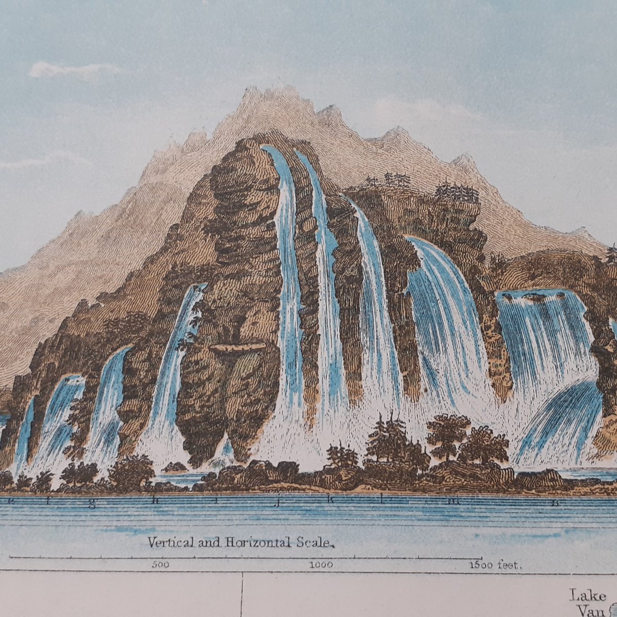 natlibscotmaps's tweet photo. Glorious sunshine in Edinburgh today - so we're cooling down with this beautiful graphic of the Lakes and Waterfalls of the World. 
(From The Family Atlas of Modern Geography by William Hughes, 1868)
#HistoricMaps #Waterfalls #WorldLakes https://t.co/BdZ1KS62lS