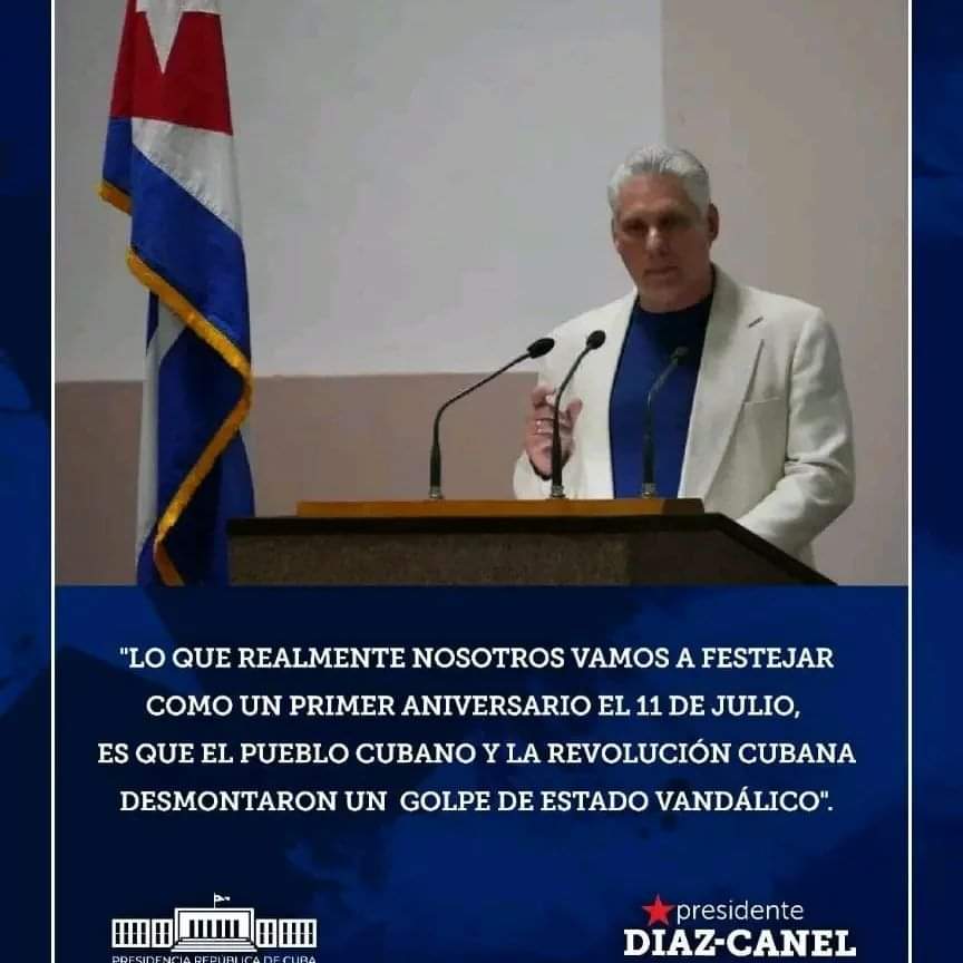 #CubaPorLaPaz #CubaPorLaVida #dpeStgo #CubaMined <a href="/DiazCanelB/">Miguel Díaz-Canel Bermúdez</a> @<a href="/Marlen31443761/">Marlen Triana Mederos 🌷</a> <a href="/BeatrizRoqueMo1/">Beatriz Roque Morales</a> <a href="/elsa_ena/">Ena Elsa Velázquez Cobiella</a> <a href="/FundichelyRosa/">Rosa Álvarez Fundichely</a> @Gob_SantiagodeCuba <a href="/gulbone/">Dania Lopez Gulbone</a>