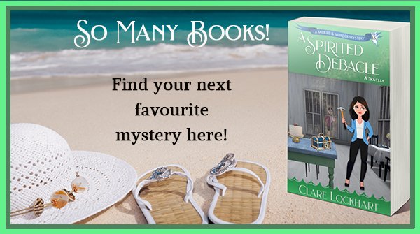 SClareWriter's tweet photo. FREE July mysteries! Find A Spirited Debacle here, too! One good deed puts a café owner in the middle of a scheming widow, a thwarted daughter, and a pushy ghost crying murder. https://t.co/X7SJ6ToK4p #freecozymystery #freebooks #mystery #cozymysteries https://t.co/Rf1ok6Ljgp