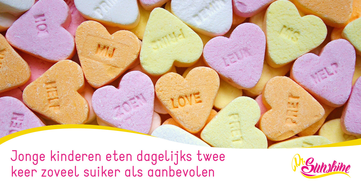 DrSunshineNL's tweet photo. Jonge kinderen eten dagelijks twee keer zoveel suiker als aanbevolen. Zaterdag 9 juli was de eerste Suikermaxdag van 2022. Nederlandse kinderen tussen 4-8 jaar oud hebben op deze dag gemiddeld hun suikerlimiet voor een heel jaar gehaald. Lees meer: https://t.co/OIw73FoCOX https://t.co/fgXPkhThQ1