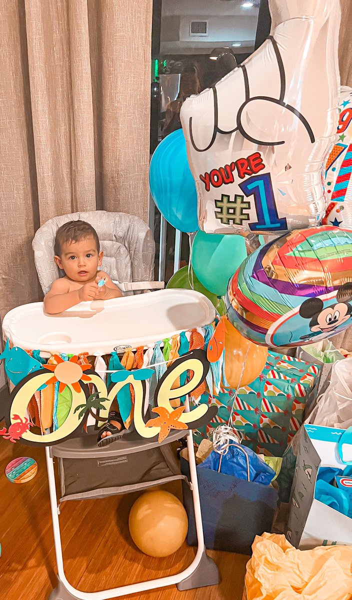 jesstrev21's tweet photo. My baby is ONE!🥲💙 Thanking God for this amazing past year and for blessing us with the most loving, happy, silly and healthy son💙 https://t.co/9xGNC5LntD