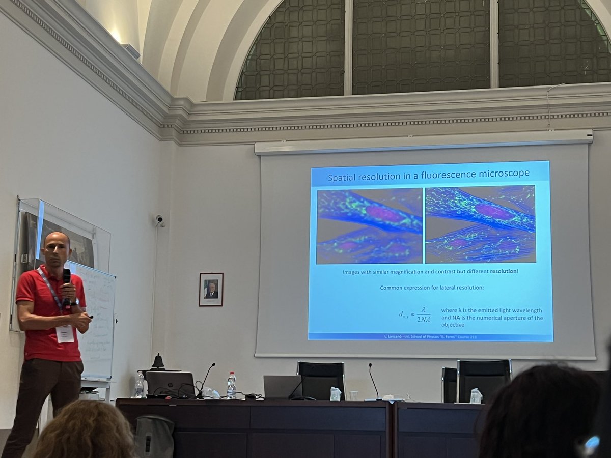 DiasproLab's tweet image. Time to talk about #SpatialResolution with professor Luca Lanzanò!

#InternationalSchoolOfPhysics #MultimodalNanoscaleOpticalMicroscopy

linkedin.com/in/luca-lanzan…

@AD1959 @SIF_it #microscopy