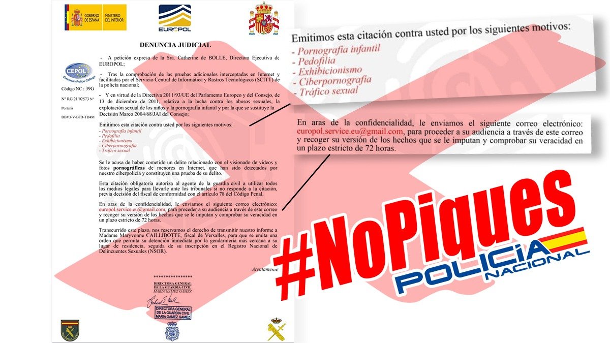 Policía Nacional tweet media