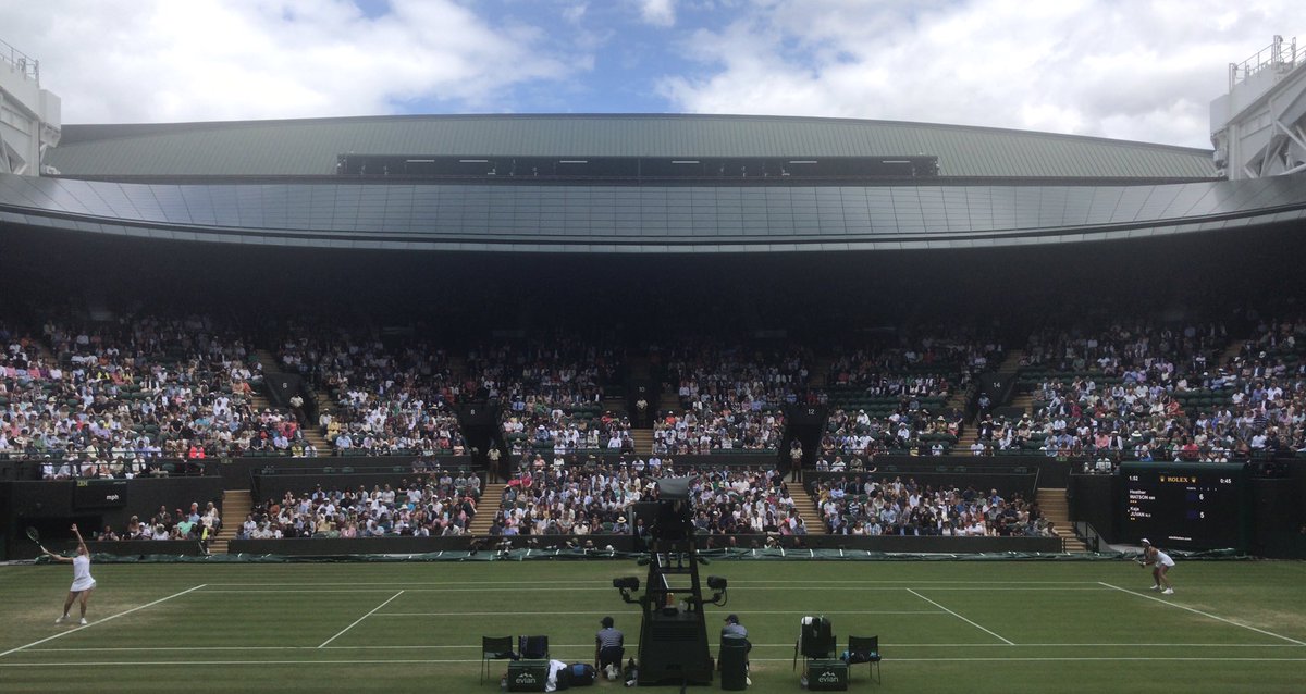 Shepmiester's tweet photo. Feels today as though it never happened. #wimbledon #wimbledone Until next year @Wimbledon https://t.co/WPRnyrttK6