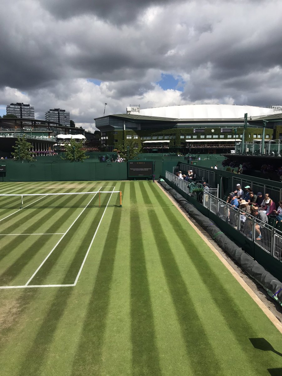 Shepmiester's tweet photo. Feels today as though it never happened. #wimbledon #wimbledone Until next year @Wimbledon https://t.co/WPRnyrttK6
