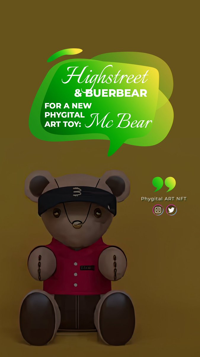 phygitalartnft's tweet photo. #HighstreetWorld is an #MMORPG, where focus is on #RealEstate. Will allow to purchase houses in #BinanceBeach, #AVAXalps, #Everyrealm, #AnimocaArchipelago, & #HighstreetCity. Through partnership with #BuerBear, fans will be able to purchase 200 $BEAR in digital and physical form. https://t.co/b7YmPJAf6X